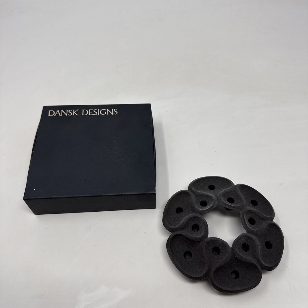 Dansk Designs IHQ Quistgaard Spider Cast Iron Candle Holder 12 Tiny Taper Denmar